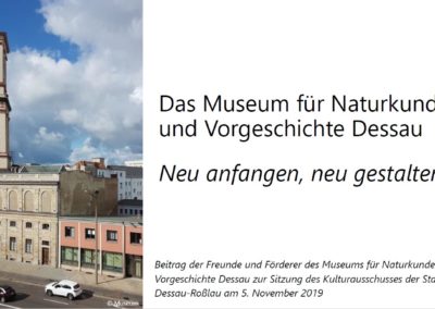 05.11.2019 Sitzung des Kulturausschusses – Präsentation der Vorschläge